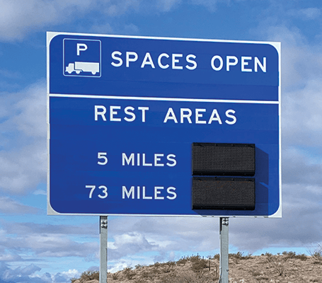 Truck Parking Signs | Dynamic Message Signs