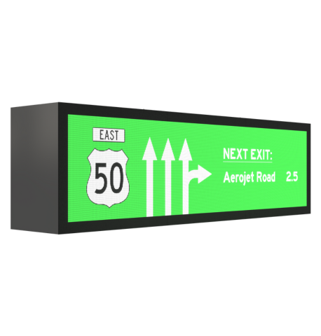 Walk In Sign Option CMS | Changeable Message Signs | ITS Signs | SWARCO McCain